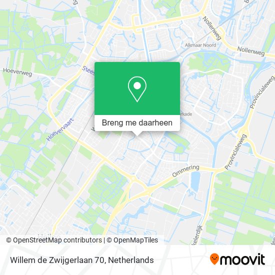 Willem de Zwijgerlaan 70 kaart