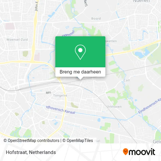 Hofstraat kaart