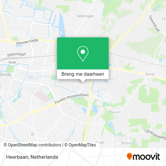 Heerbaan kaart
