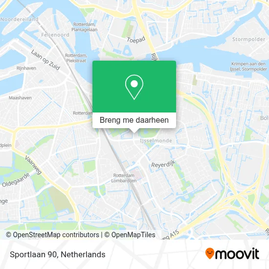 Sportlaan 90 kaart