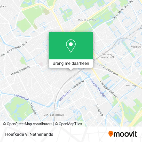 Hoefkade 9 kaart