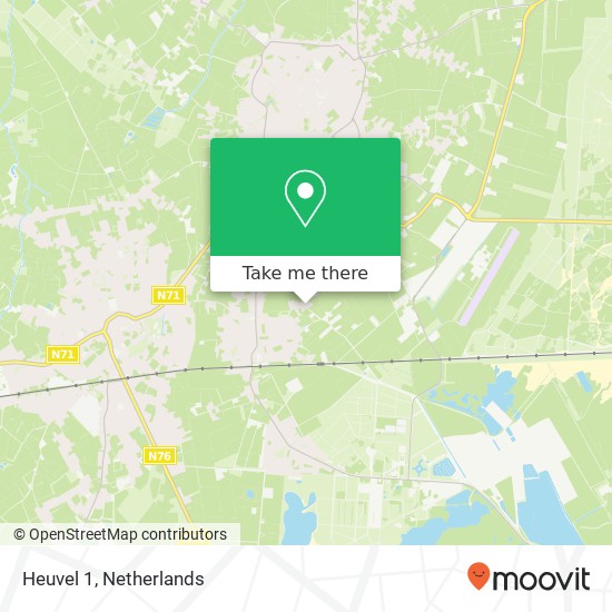 Heuvel 1 kaart