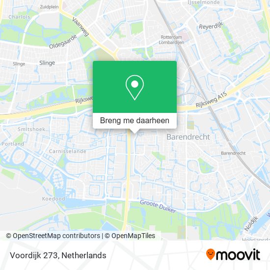 Voordijk 273 kaart