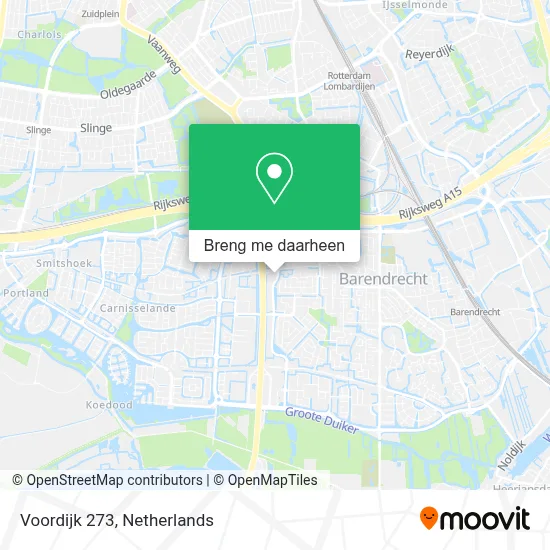 Voordijk 273 kaart
