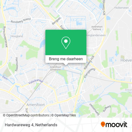 Hardwareweg 4 kaart