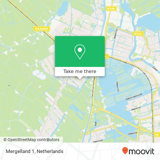 Mergelland 1 kaart
