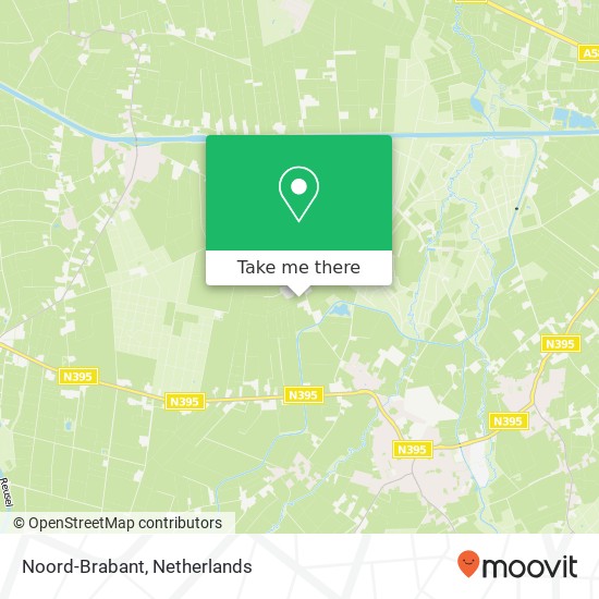 Noord-Brabant kaart