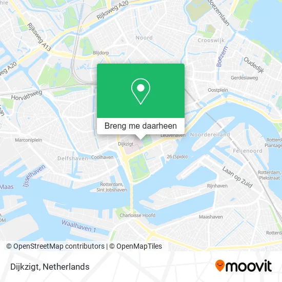 Dijkzigt kaart
