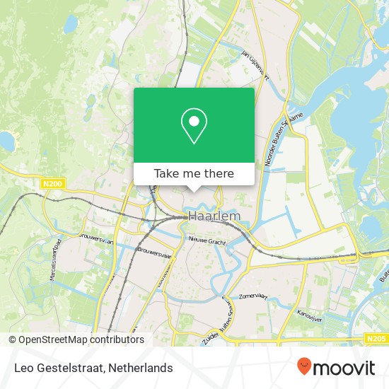 Leo Gestelstraat kaart