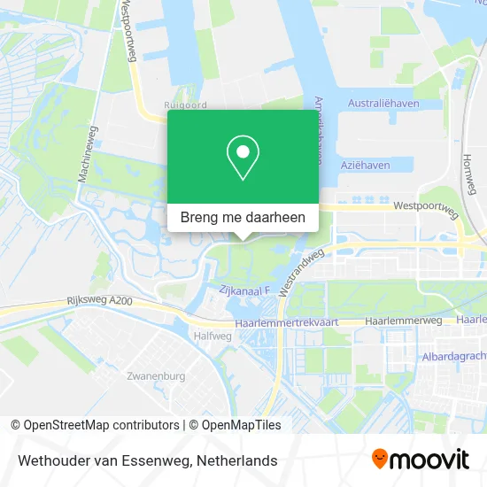 Wethouder van Essenweg kaart