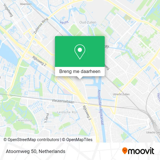 Atoomweg 50 kaart