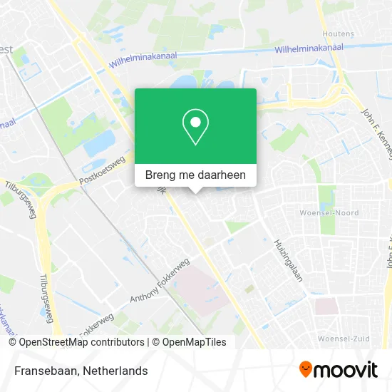 Fransebaan kaart