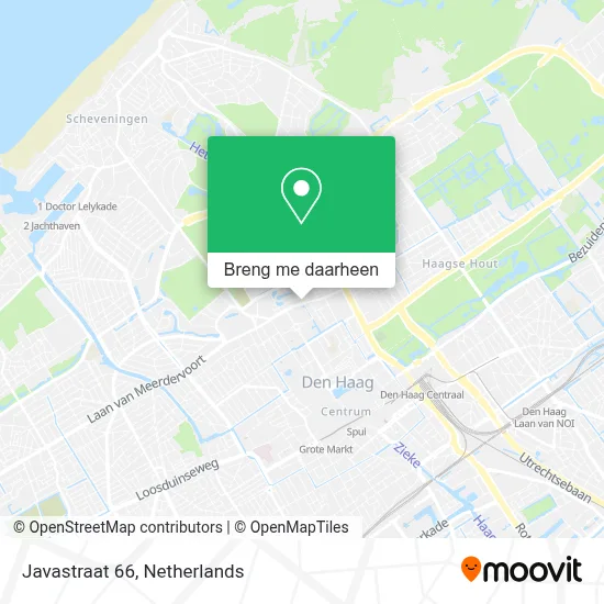 Javastraat 66 kaart