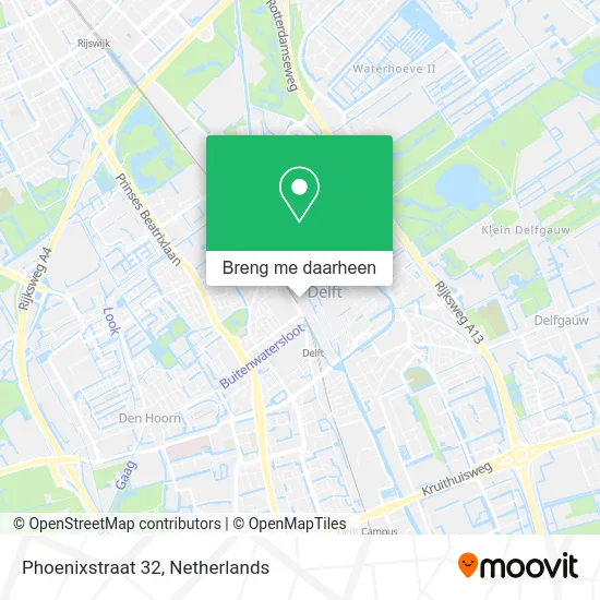 Phoenixstraat 32 kaart