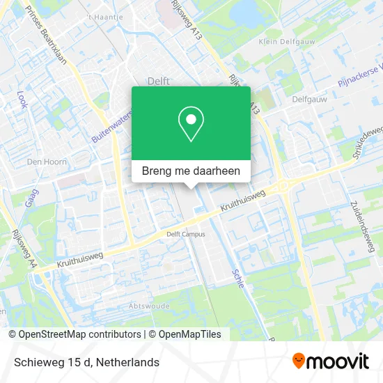 Schieweg 15 d kaart