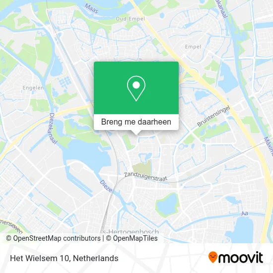 Het Wielsem 10 kaart