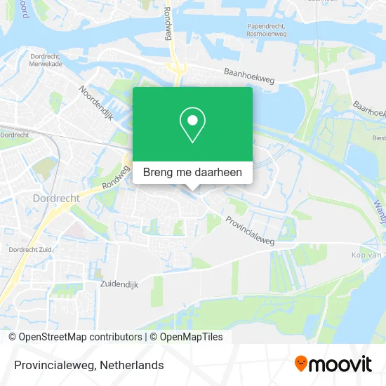 Provincialeweg kaart