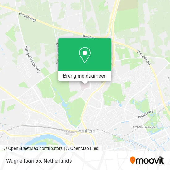 Wagnerlaan 55 kaart