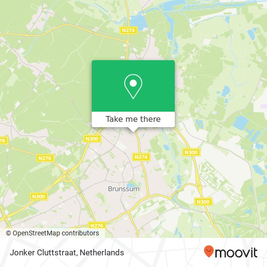 Jonker Cluttstraat kaart