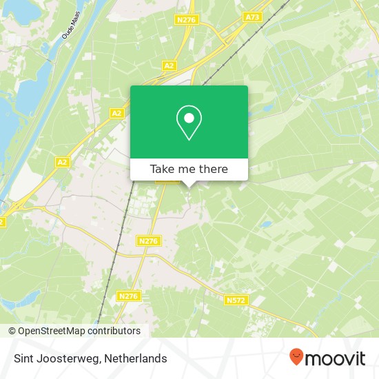 Sint Joosterweg kaart