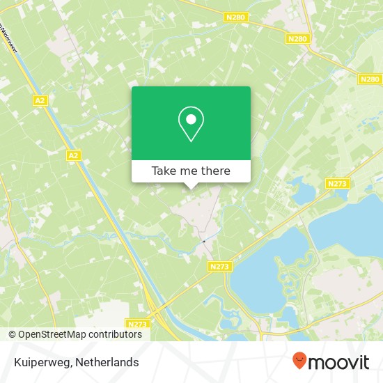 Kuiperweg kaart