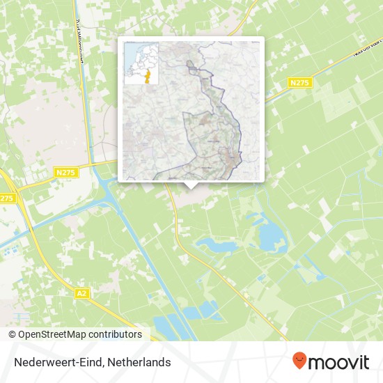 Nederweert-Eind kaart