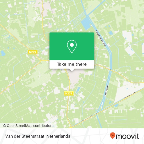 Van der Steenstraat kaart