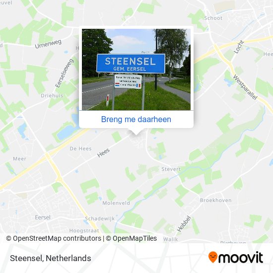 Steensel kaart