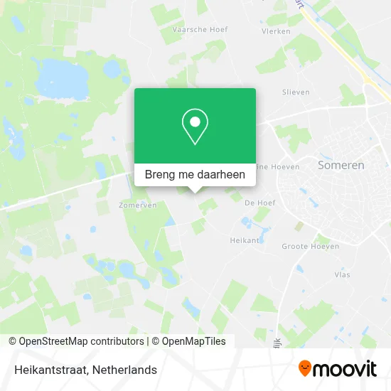 Heikantstraat kaart