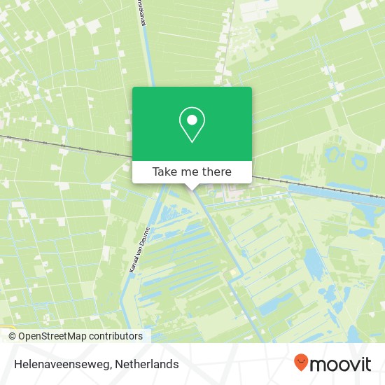 Helenaveenseweg kaart