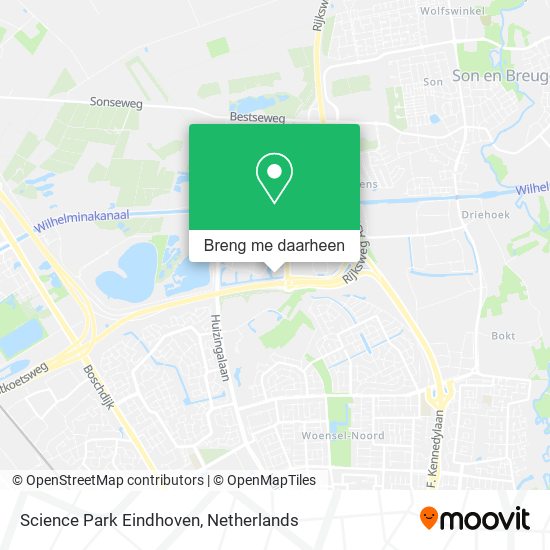 Science Park Eindhoven kaart