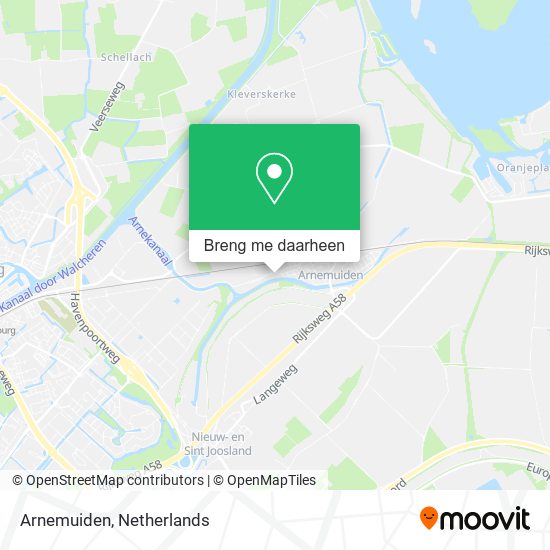 Arnemuiden kaart