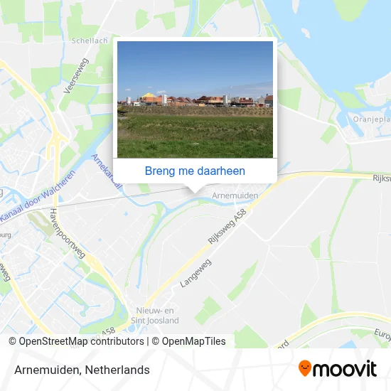 Arnemuiden kaart
