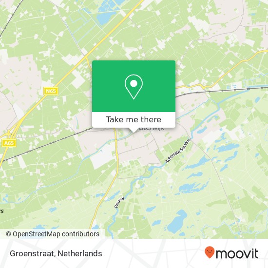 Groenstraat kaart