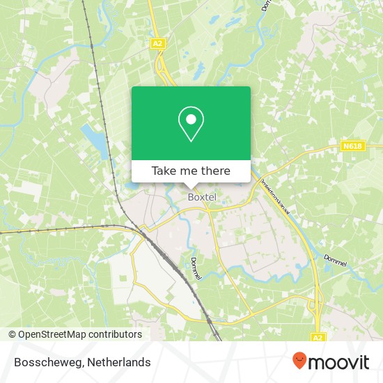 Bosscheweg kaart