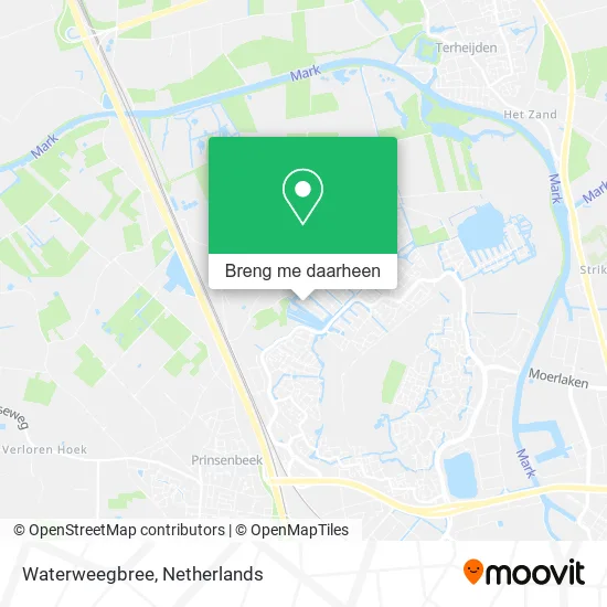 Waterweegbree kaart