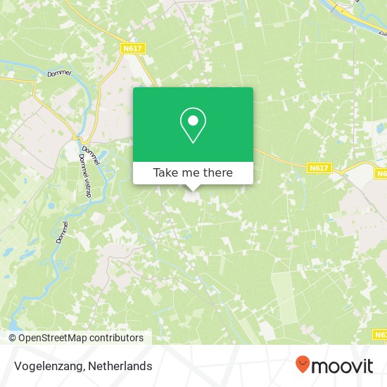 Vogelenzang kaart