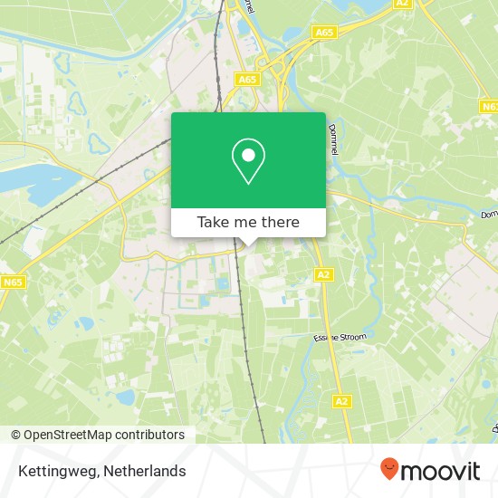 Kettingweg kaart