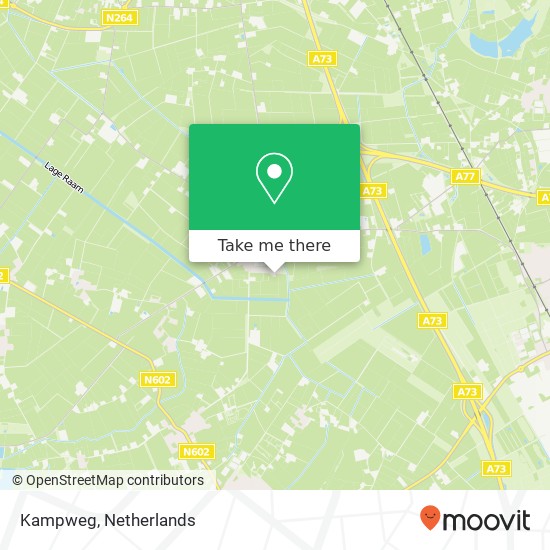 Kampweg kaart