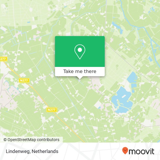 Lindenweg kaart
