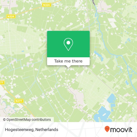 Hogesteenweg kaart