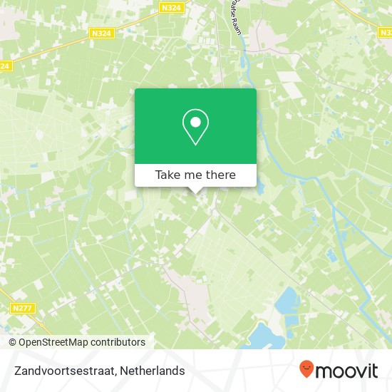 Zandvoortsestraat kaart