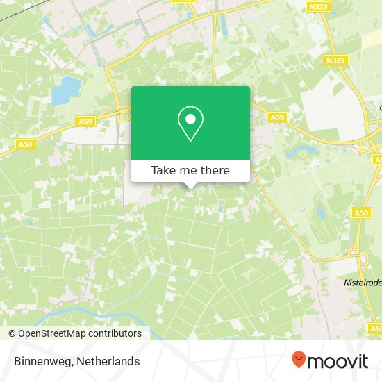 Binnenweg kaart