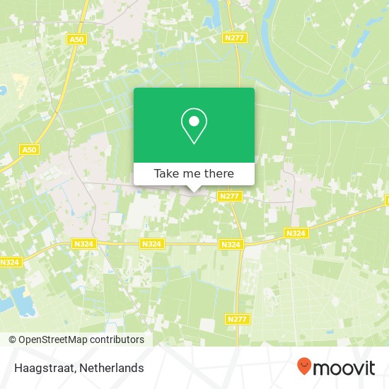 Haagstraat kaart