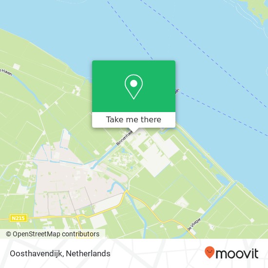 Oosthavendijk kaart