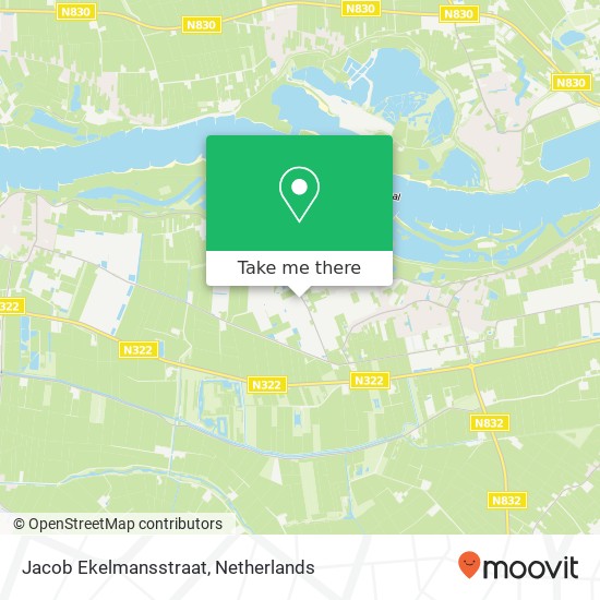 Jacob Ekelmansstraat kaart