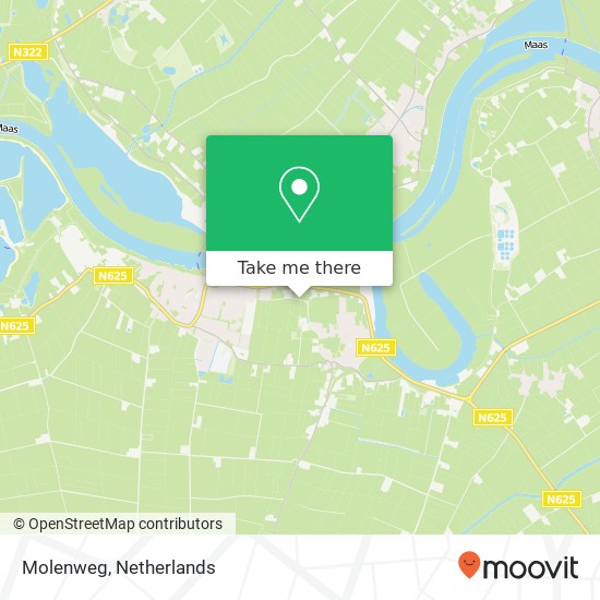 Molenweg kaart