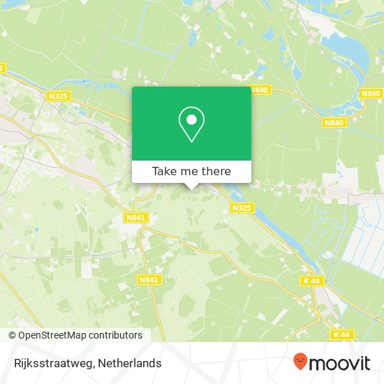 Rijksstraatweg kaart