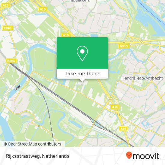 Rijksstraatweg kaart