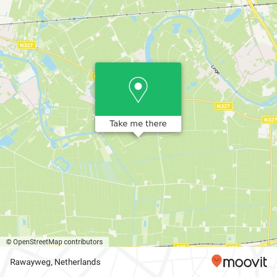 Rawayweg kaart